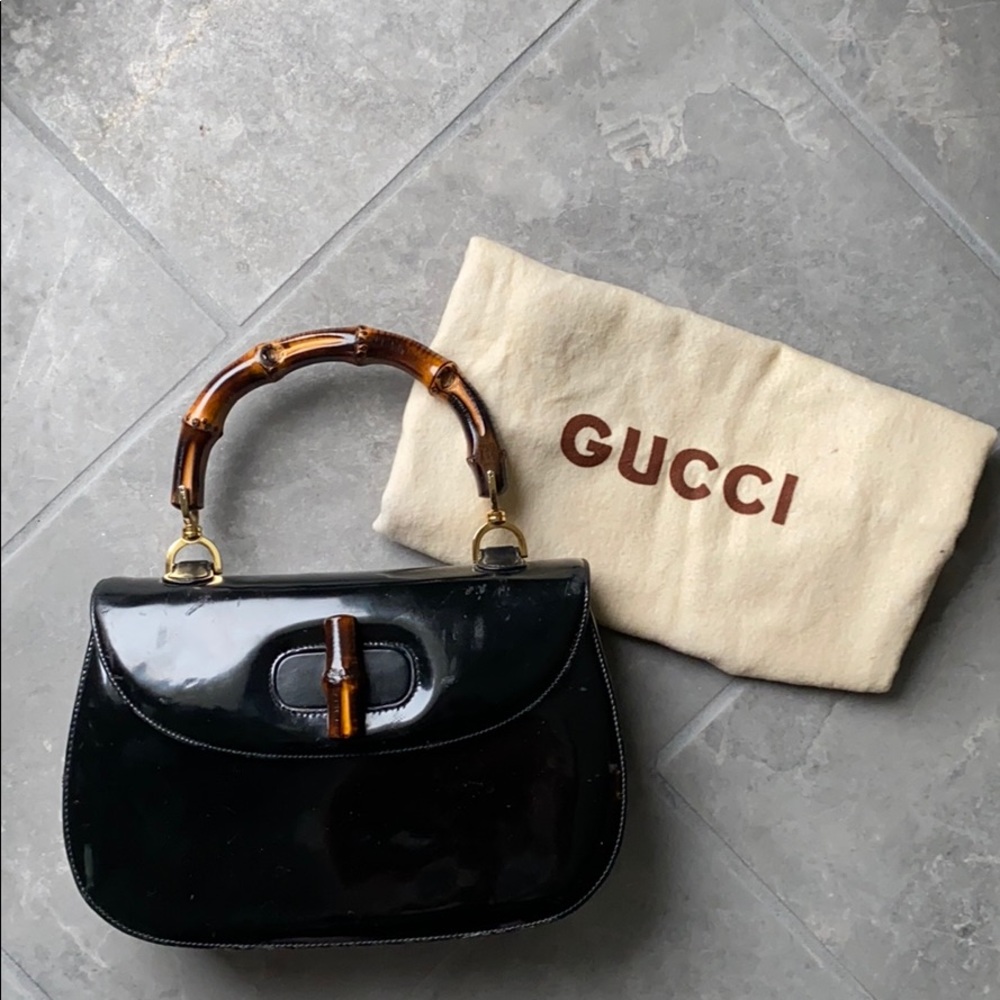 Vintage Gucci Bamboo handle bag